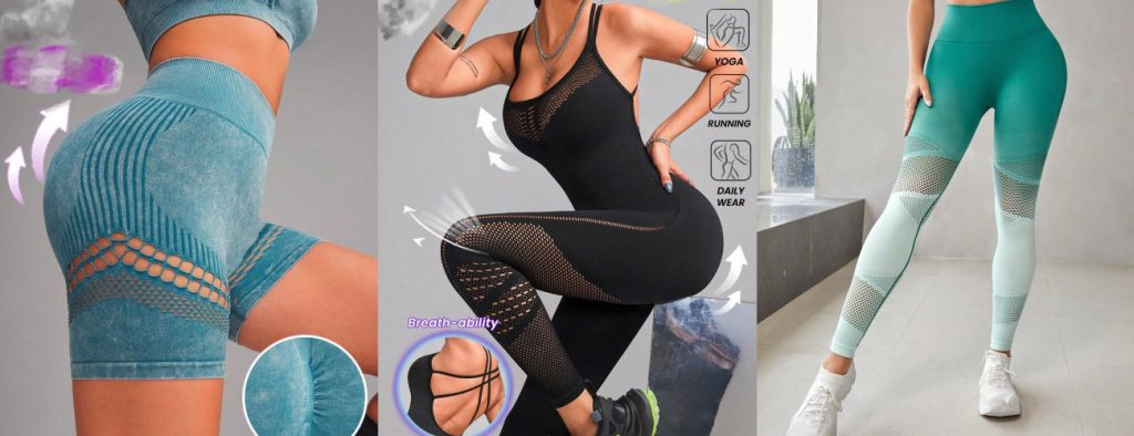 Demonstration images of different mesh patterns