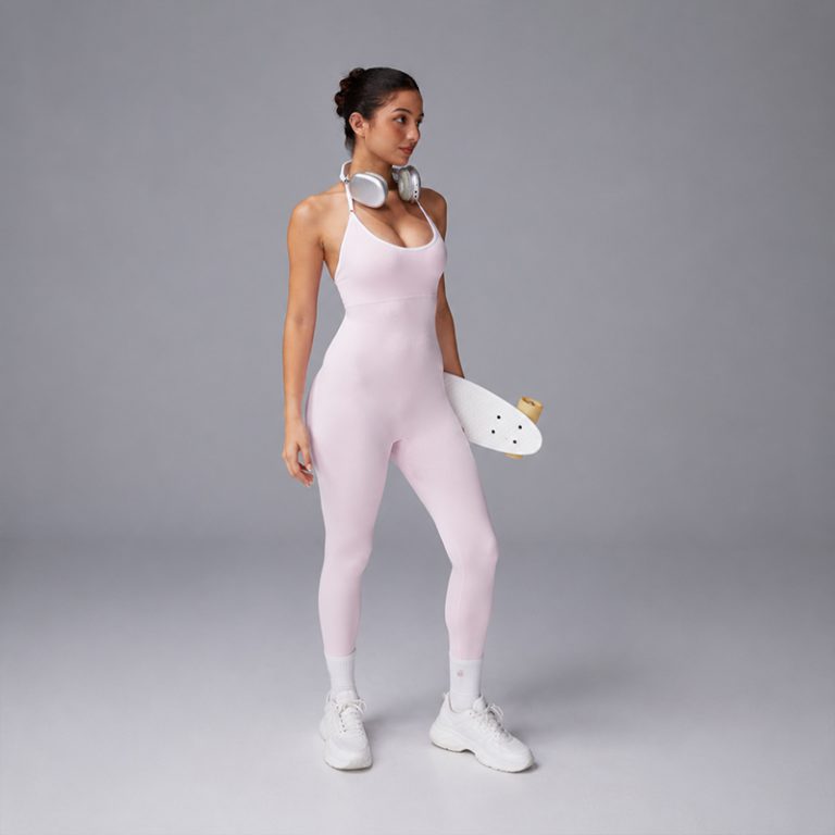 Contrast trim bodysuit